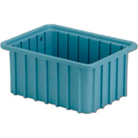 Divider Box, 10-13/16"L x 8-5/16"W x 5"H, Light Blue, Polyethylene