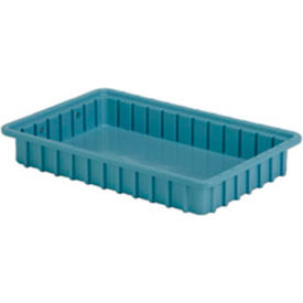 Divider Box, 16-1/2"L x 10-7/8"W x 2-1/2"H, Light Blue, Polyethylene