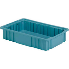 Divider Box, 16-1/2"L x 10-7/8"W x 3-1/2"H, Light Blue, Polyethylene