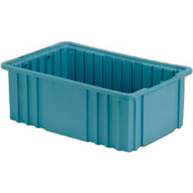 Divider Box, 16-1/2"L x 10-7/8"W x 6"H, Light Blue, Polyethylene