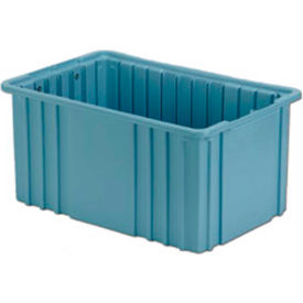 Divider Box, 16-1/2"L x 10-7/8"W x 8"H, Light Blue, Polyethylene