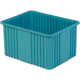 Divider Box, 22-3/8"L x 17-3/8"W x 12"H, Light Blue, Polyethylene