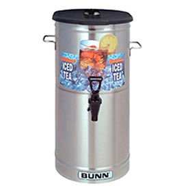 Iced Tea/Coffee Dispenser - 5 Gal./Brew Through Lid