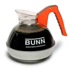 Easy Pour Coffee Stainless Steel Bottom Decanters, 64 oz, Decaf, 3 Pack