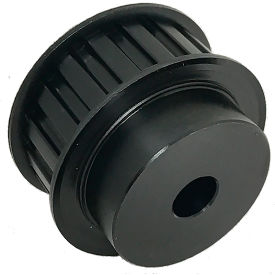 18 Tooth Timing Pulley, (H) 1/2" Pitch, Clear Zinc Plated Steel, Min Qty 3