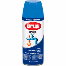 OSHA Aerosol Paint Safety Blue, 12 oz. Aerosol Can