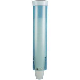 Medium Pull-Type Water Cup Dispensers, Frosted Blue