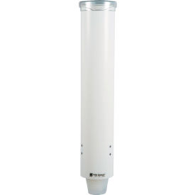 Small Pull-Type Water Cup Dispenser, 3-5 oz., White
