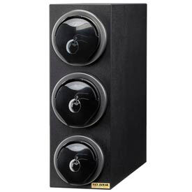 EZ-Fit Lid Dispenser Box System, 22-3/8 Height x 7-3/4 Width x 25 Depth, Black Trim Rings