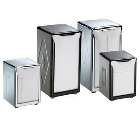 Table-Top Napkin Dispensers, 7-1/2 h x 3-3/4 w x 4 d, Black