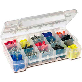 Small Clear Dividable Storage Case, 8-5/8x5-1/8x1-5/8