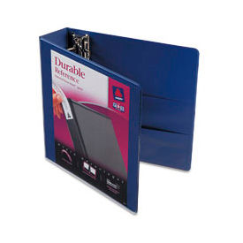 Durable Vinyl View Binder, 2" Capacity, Blue
