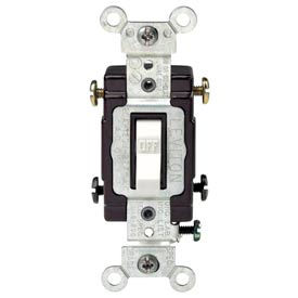 20A, 120/277V, Double-Pole, Grounding, White