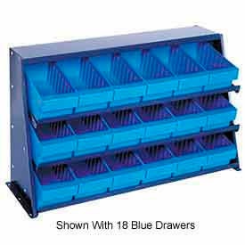 Bench Rack 12"x36"x21" with 27 Yellow Euro Drawers