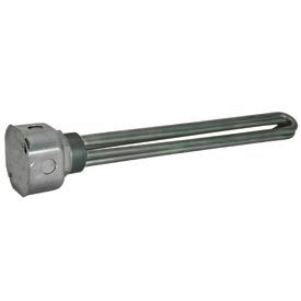 304 Stainless Steel Immersion Heater, 1" NPT 6-3/8" D 750W 120V
