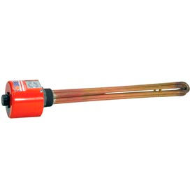 Tempco Brass/Copper Immersion Heater 2" NPT 11"D 5000W 480V T-Stat