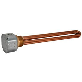 Brass/Copper Immersion Heater TSP02106, 2" NPT 11"D 5000W 480V