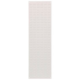Partition Wall System 18"W X 61"H Louvered Panel, Oyster White
