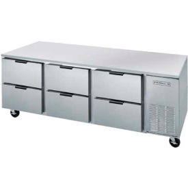 Undercounter Refrigerator with Drawers, 32" Depth, 93"W