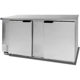 Solid Door Back Bar Refrigerator 27" Base 69"W