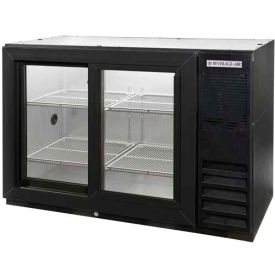 Sliding Glass Door Back Bar Refrigerator, 48"W - BB48HC-1-GS-B