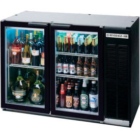 Glass Door Back Bar Refrigerator, 48"W