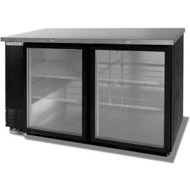 Glass Door Back Bar Refrigerator, 59"W - BB58HC-1-G-B