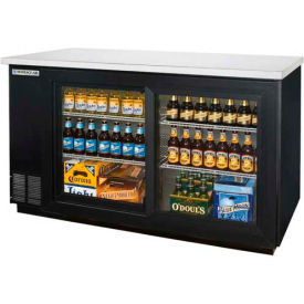Sliding Glass Door Back Bar Refrigerator - 58HC-1-GS-B