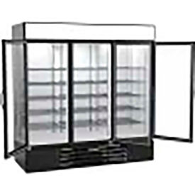 MMR72HC-1-B Merchandiser Refrigerator - Three Glass Doors