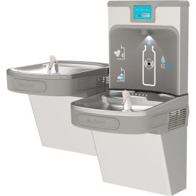 Elkay LZSTL8WSSP ezH2O Enhanced Bottle Filling Station, Bi-Level, Refrigerated, Filtered Stainless Steel