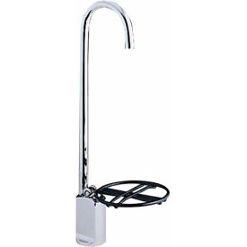 Elkay Push Down Gooseneck 10 Inch High Glass Filler, LK1114