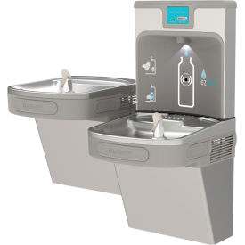 Elkay LZSTL8WSLP ezH2O Enhanced Bottle Filling Station, Bi-Level, Refrigerated, Filtered, Light Gray, 51300C