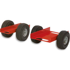 Heavy Duty Caddy 6-1/8" x 20" Channel, Pneumatic Wheels