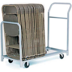 Folding/Stacking Chair Truck, 52"L x 23"W, All Steel