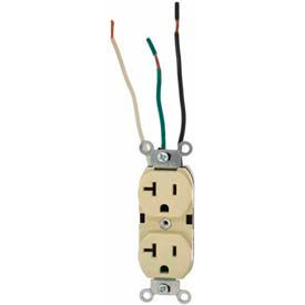 20A, 125V, Duplex Receptacle, Grounding, Brown