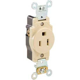 15a, 125v, Single Receptacle, White