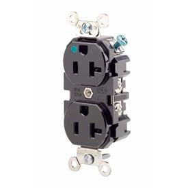 20a, 125v Duplex Receptacle, Black
