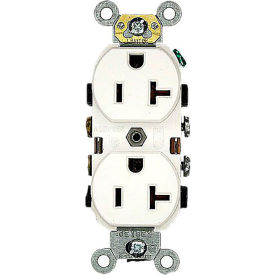 20a, 125v, Duplex Receptacle, White