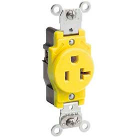 20a, 125v, Single Receptacle, Gray