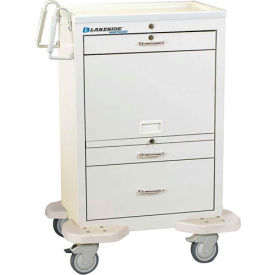 Unit Dose Medication Cart with Cassette, 20 Bins 3 Drawers