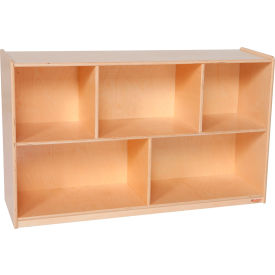 Shelf With Adjustable Shelves, Maple