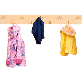 Hang-up Coat Rack with 9 2-Prong Hooks