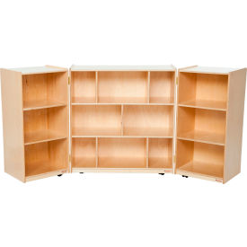 Three Section Folding Storage
Box, 24 in. L x 18 in. W x 12 in. H, White