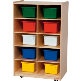 Vertical Storage with Ten Assorted Trays