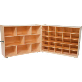 Tray and Shelf Folding Storage without Trays