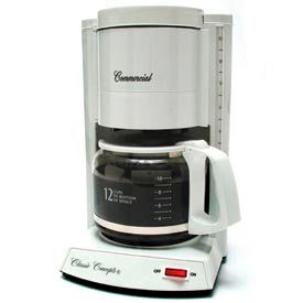 12-Cup Classic Coffee Maker, White