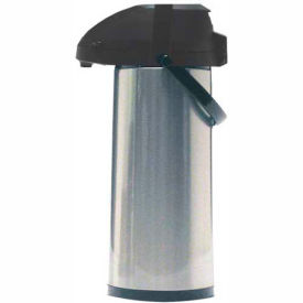 2.2-Liter Airpot with Lever Pump, Chrome/Black