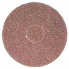 17" Scrubbing Pad, Brown, 1 Pad