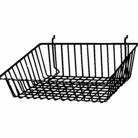 15"W X 12"D X 5"H Sloping Basket - Semi-Gloss White