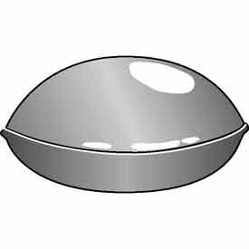 3" Foam Pad Cap For Millinery Displayer - Grey